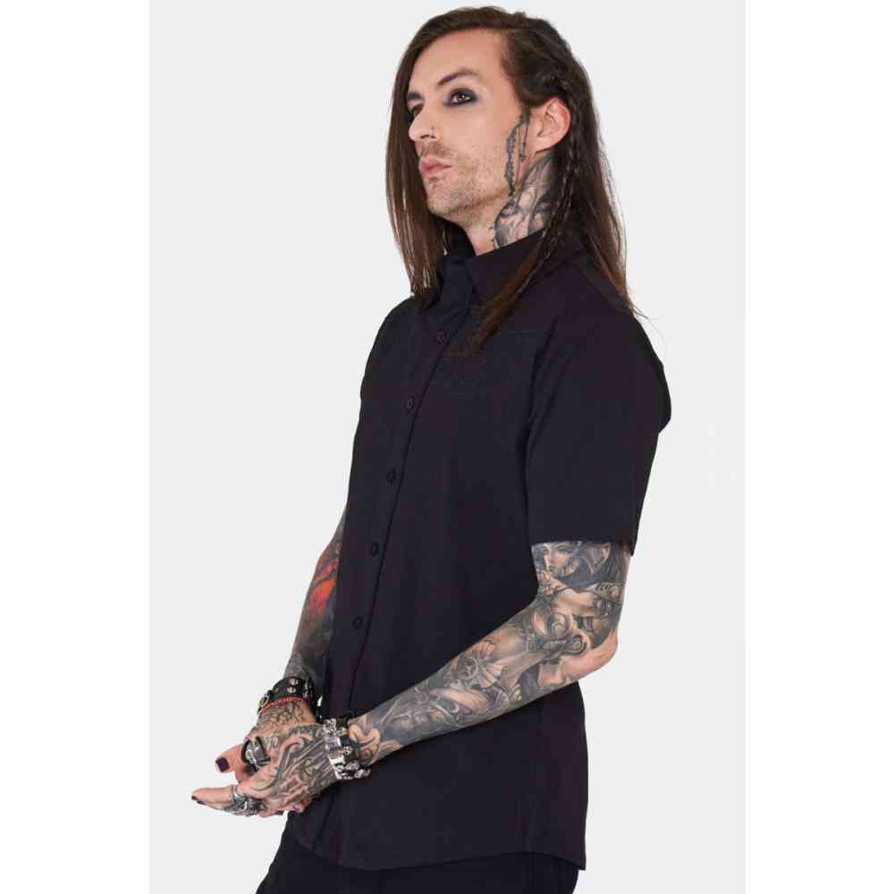 Jawbreaker - Spider Web Short Sleeve Shirt - Black